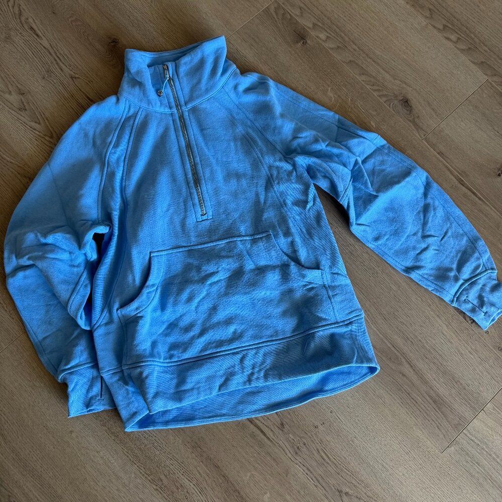 lululemon Oversized Half Zip funnel neck Scuba